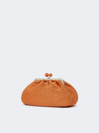 Borsa pasticcino media effetto rafia, salmone