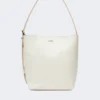 Borsa piccola in pelle Archetipo, bianca Borsa piccola in pelle Archetipo, bianca