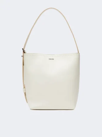 Borsa piccola in pelle Archetipo, bianca Borsa piccola in pelle Archetipo, bianca