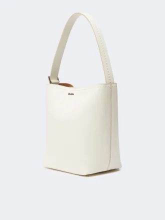 Borsa piccola in pelle Archetipo, bianca Borsa piccola in pelle Archetipo, bianca