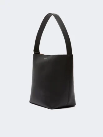 Borsa piccola in pelle Archetipo, nera