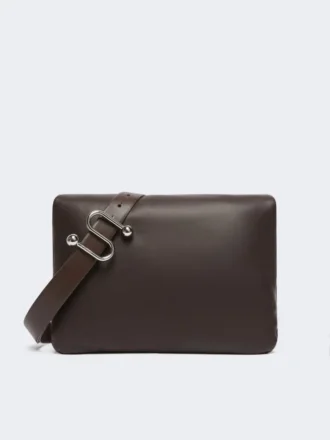 Borsa Soffy imbottita in nappa, color cacao