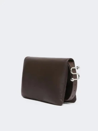 Borsa Soffy imbottita in nappa, color cacao