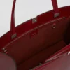 Borsa tote in pelle, bordeaux