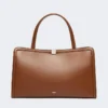 Borsa tote in pelle, color tabacco Borsa tote in pelle, color tabacco