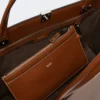 Borsa tote in pelle, color tabacco Borsa tote in pelle, color tabacco