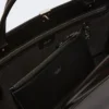 Borsa tote in pelle, nera