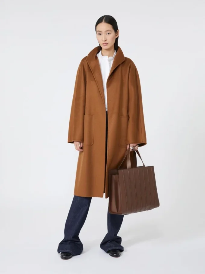 Borsa Whitney 7 di Max Mara – grande, marrone ambra Borsa Whitney 7 di Max Mara – grande, marrone ambra