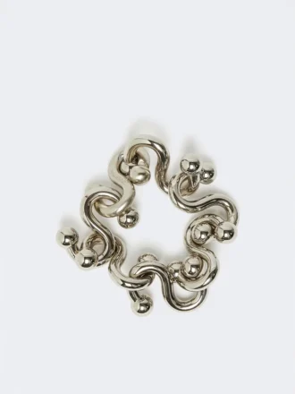 Bracciale metallico, argento Bracciale metallico, argento