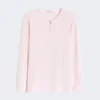 Camicetta in crêpe de chine di seta, rosa