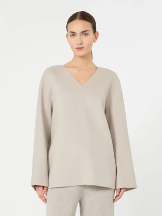 Camicetta in lana, beige