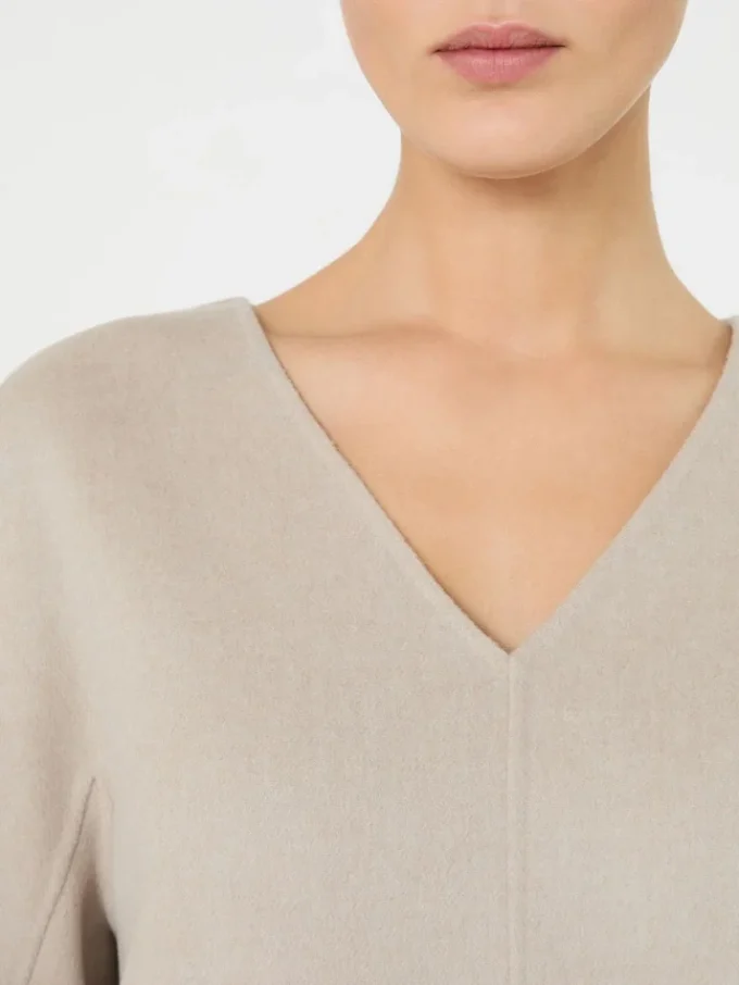 Camicetta in lana, beige Camicetta in lana, beige