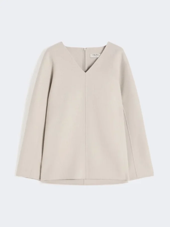Camicetta in lana, beige Camicetta in lana, beige