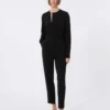 Camicetta leggera in cady, nero Camicetta leggera in cady, nero