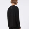 Camicetta leggera in cady, nero Camicetta leggera in cady, nero