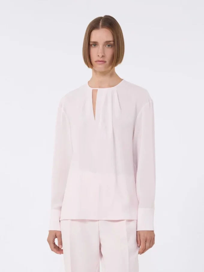 Camicetta leggera in cady, rosa