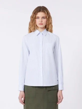 Camicia classica in cotone, azzurra Camicia classica in cotone, azzurra
