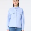 Camicia in cotone oxford, azzurro