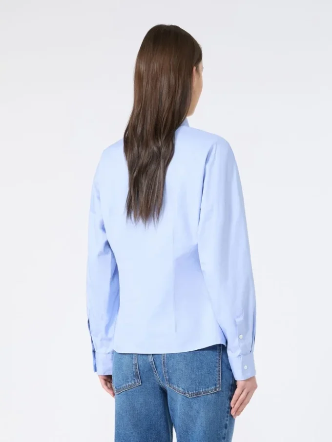 Camicia in cotone oxford, azzurro