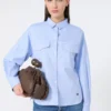 Camicia in cotone oxford, azzurro