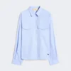 Camicia in cotone oxford, azzurro