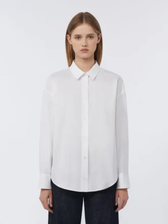 Camicia in cotone oxford, bianca Camicia in cotone oxford, bianca