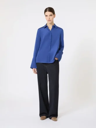 camicia in crpe de chine di seta blu fiordaliso 1 330x440 - Camicia in cr&ecirc;pe de chine di seta, blu fiordaliso