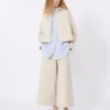 Camicia in drill di cotone, sabbia Camicia in drill di cotone, sabbia