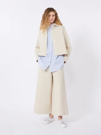 Camicia in drill di cotone, sabbia Camicia in drill di cotone, sabbia