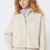 Camicia in drill di cotone, sabbia Camicia in drill di cotone, sabbia