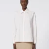 Camicia in popeline a righe, rosa