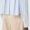 Camicia in popeline di cotone, azzurro Camicia in popeline di cotone, azzurro