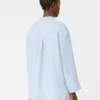 Camicia in puro lino, azzurro