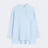 Camicia in puro lino, azzurro