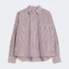 Camicia oversize in cotone, bordeaux Camicia oversize in cotone, bordeaux
