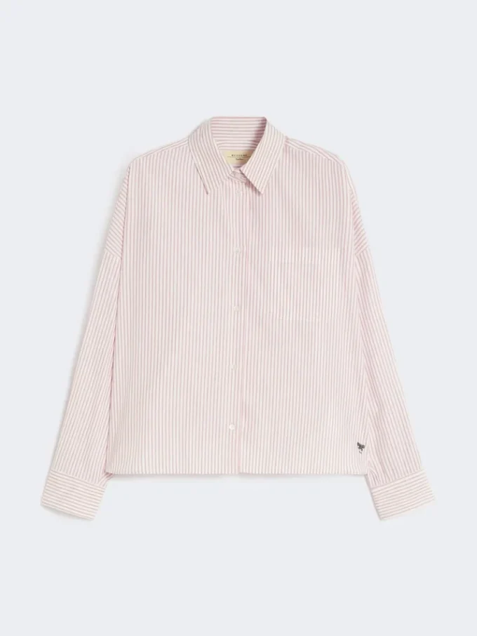 Camicia oversize in cotone, rosa Camicia oversize in cotone, rosa