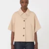 Cappa in gabardine idrorepellente, albino Cappa in gabardine idrorepellente, albino