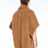 Cappa in tessuto Teddy, color cammello Cappa in tessuto Teddy, color cammello