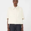 Cappa leggera in cashmere, bianca