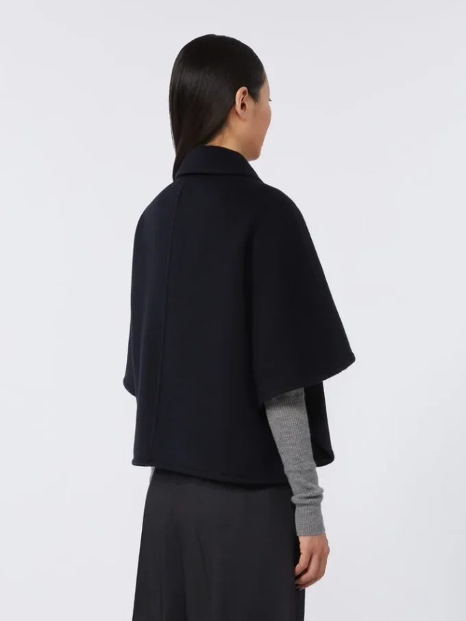 Cappa leggera in cashmere, blu oltremare Cappa leggera in cashmere, blu oltremare