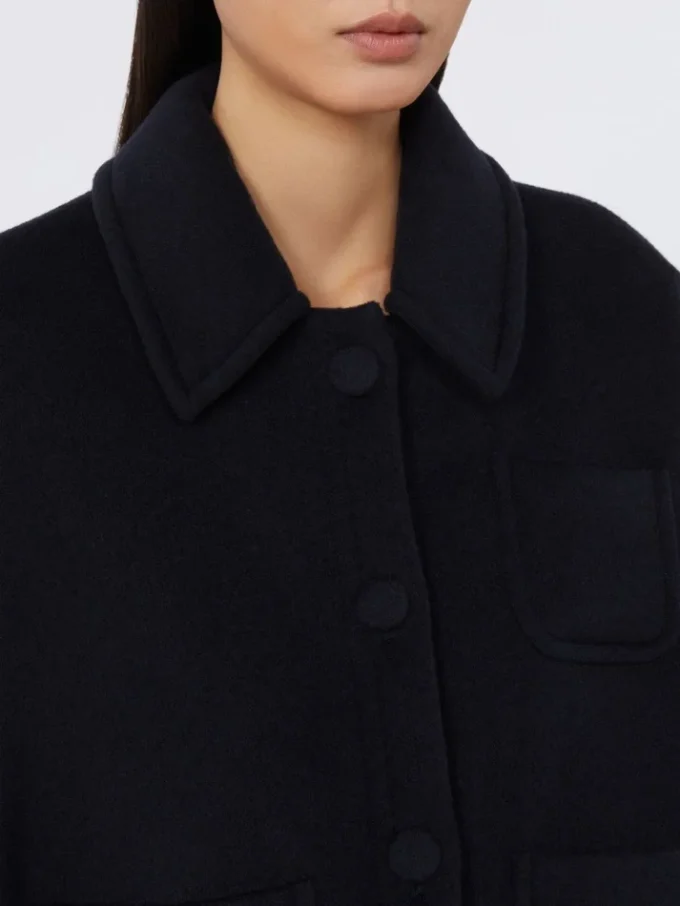 Cappa leggera in cashmere, blu oltremare Cappa leggera in cashmere, blu oltremare