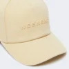 Cappellino da baseball in tela, beige