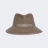 Cappello in feltro di lana, beige