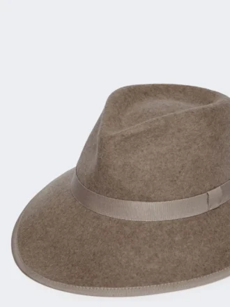 Cappello in feltro di lana, beige Cappello in feltro di lana, beige
