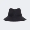 Cappello in feltro di lana, blu notte