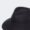Cappello in feltro di lana, blu notte