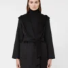 Cappotto-accappatoio color cammello, nero Cappotto-accappatoio color cammello, nero