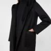 Cappotto-accappatoio color cammello, nero Cappotto-accappatoio color cammello, nero