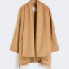 Cappotto cardigan color cammello, cammello