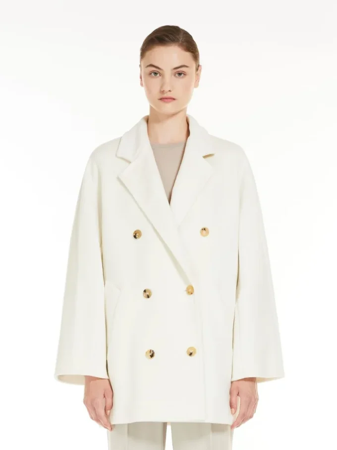 Cappotto corto 101801 Icon Coat, bianco